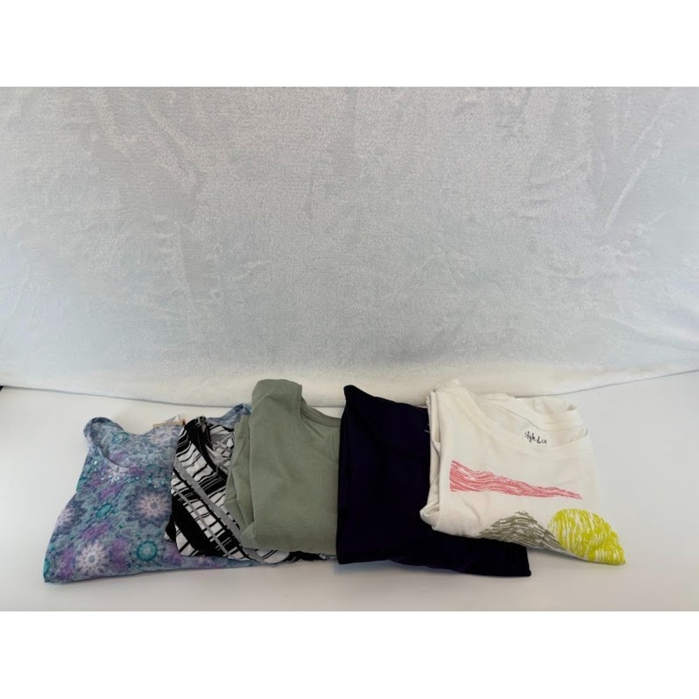 Women's Plus Size 1X and 2X Lot of 5 Tops Ruby Rd, Style & co, Knits, Tunics
